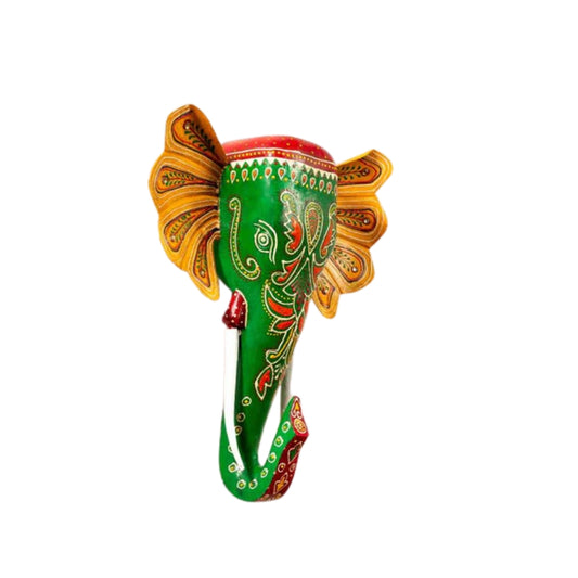 Handpainted Elephant Wall Decor