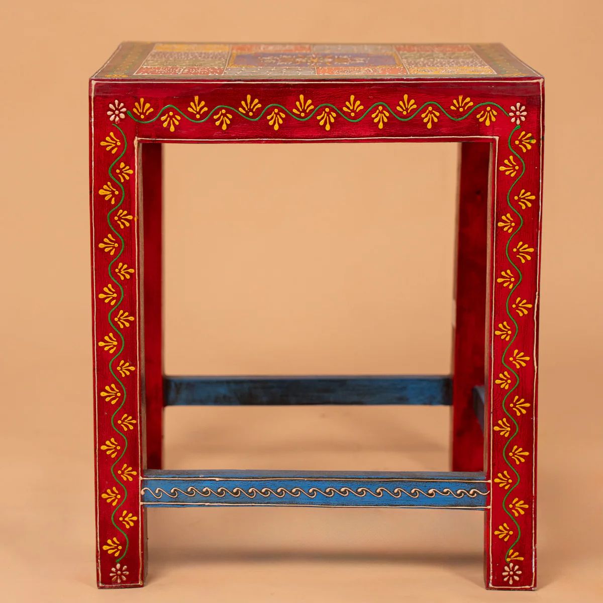 Hand Painted Antique Side Table