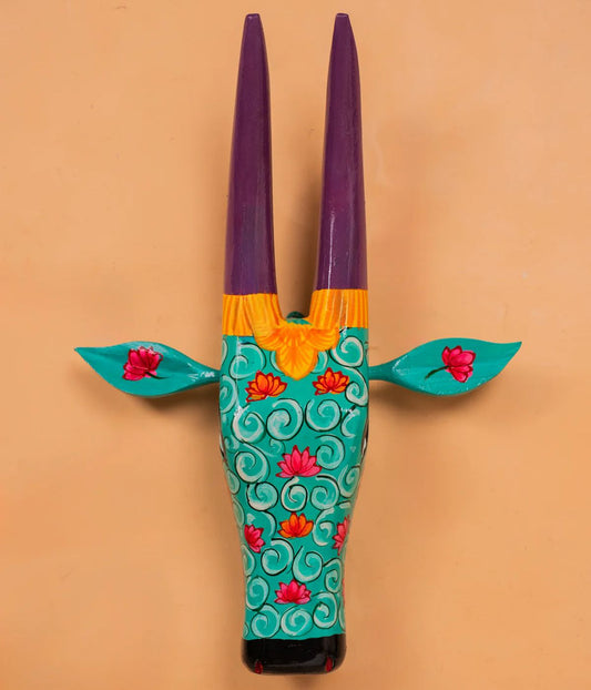 Hand Painted Cow Head