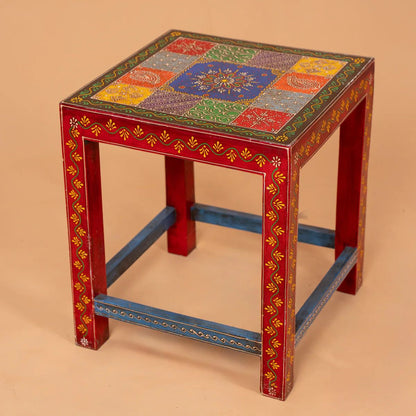 Hand Painted Antique Side Table