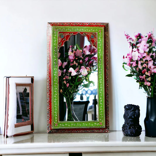 Handpainted Antique Mirror