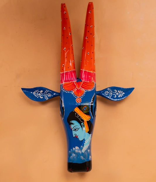 Hand Painted Cow Face