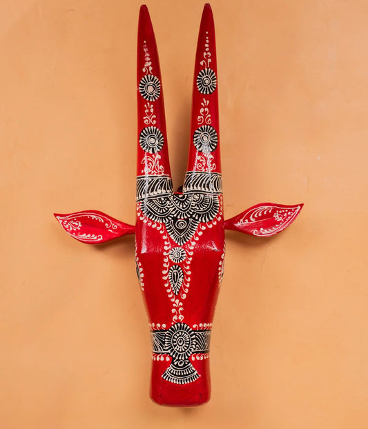 Hand Painted Cow Head