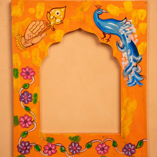 Wooden Hand Painted Photo frame