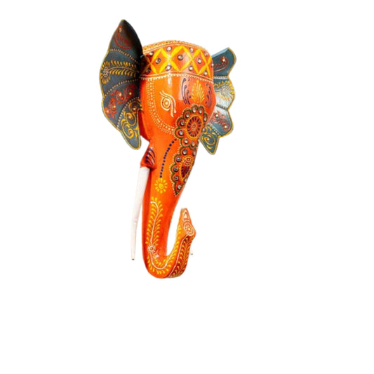 Handpainted Elephant Wall Decor