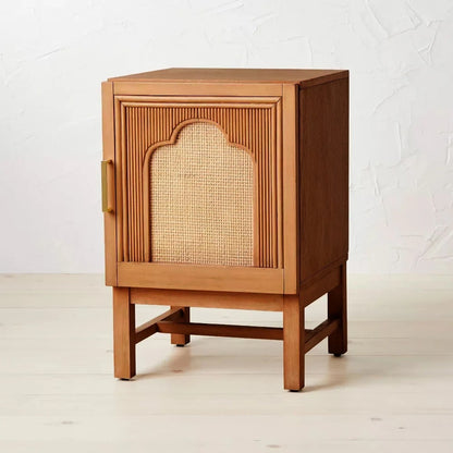 Cane Bedside Table
