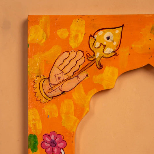 Wooden Hand Painted Photo frame