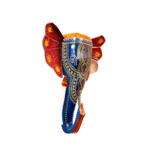 Handpainted Elephant Wall Decor