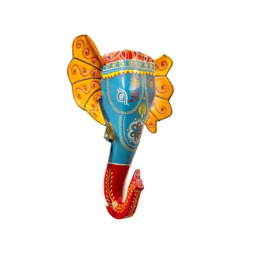 Handpainted Elephant Wall Decor