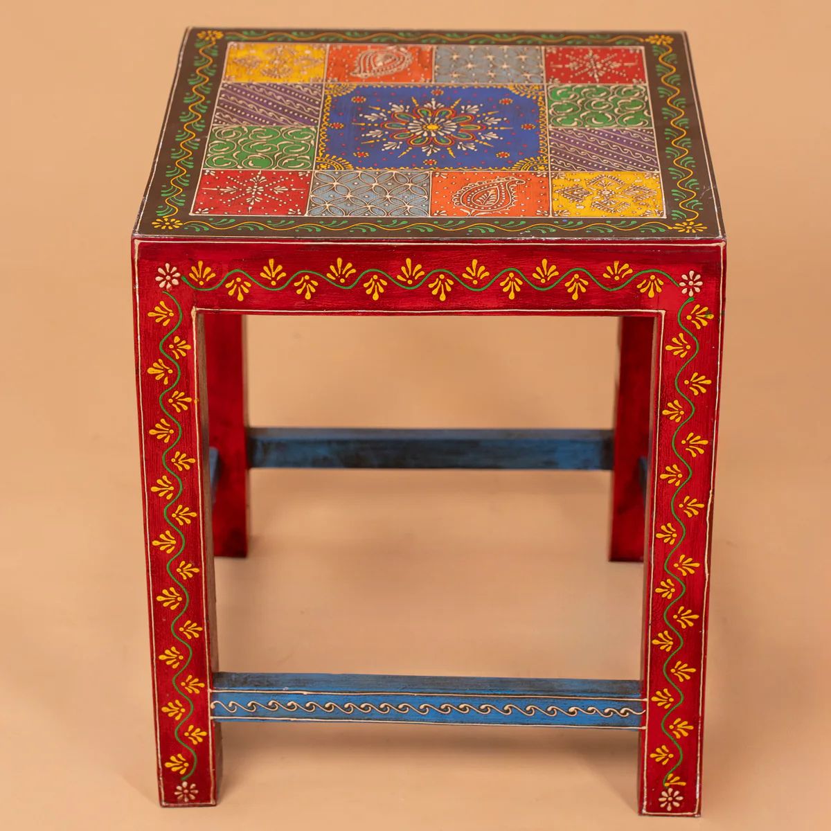 Hand Painted Antique Side Table
