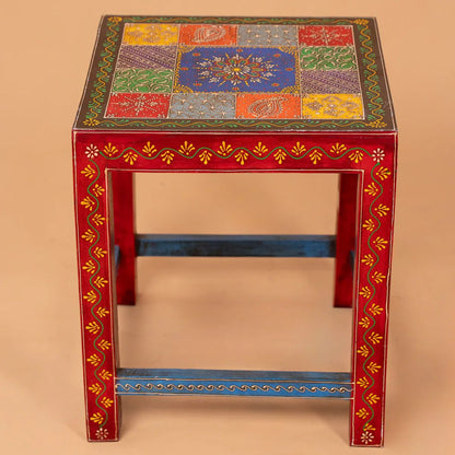 Hand Painted Antique Side Table