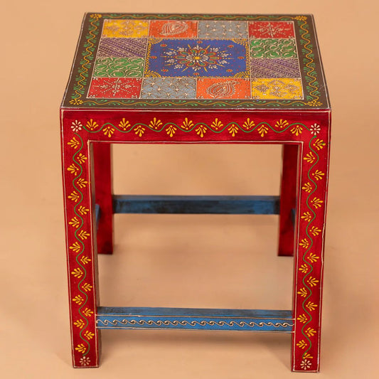 Hand Painted Antique Side Table