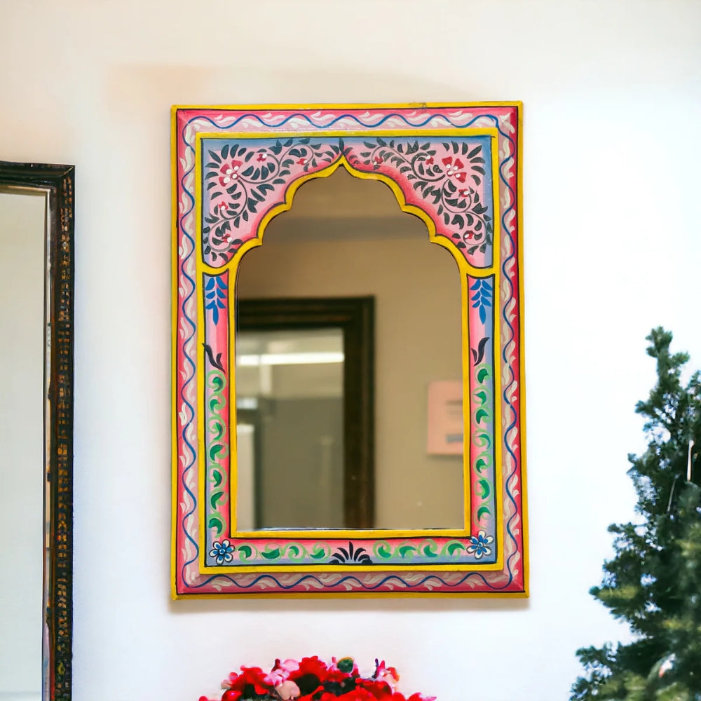 Handpainted Antique Mirror