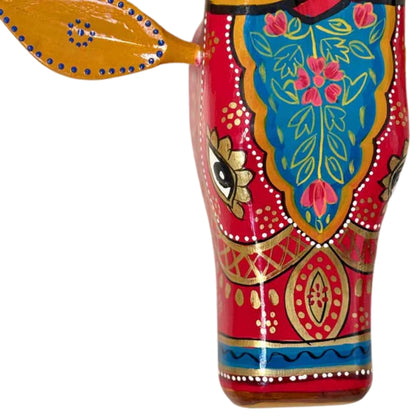 Hand Painted Cow Face Wall Decor