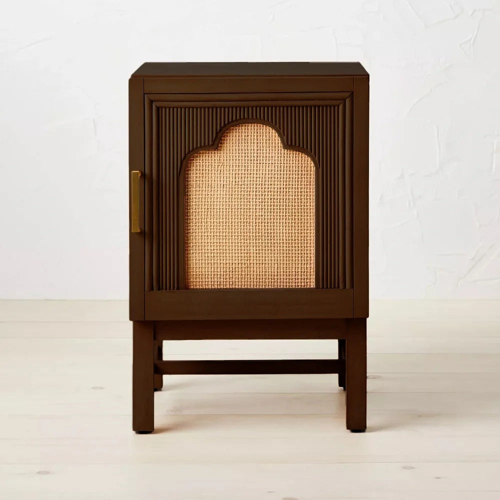 Cane Bedside Table