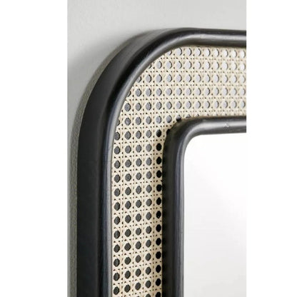 HandCrafted Modern Cane Mirror