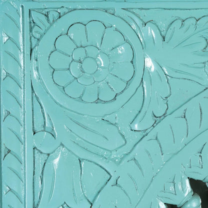 Hand Curved Modern Wooden Mirror