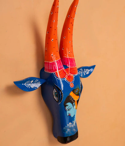 Hand Painted Cow Face