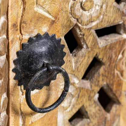 Flora Handcarved Bedside