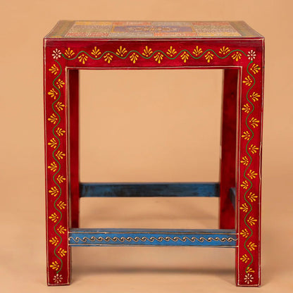 Hand Painted Antique Side Table