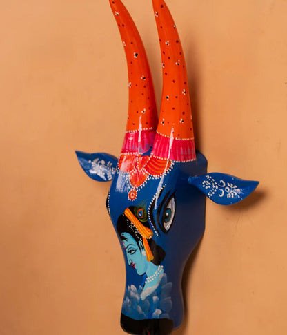 Hand Painted Cow Face